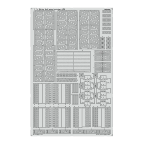 Bild von Eduard Accessories EDP72724 - Detailset für den Mk.III Stirling im Maßstab 1:72