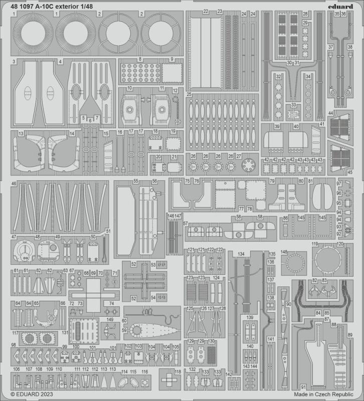 Bild von Eduard A-10C exterior for HOBBY BOSS