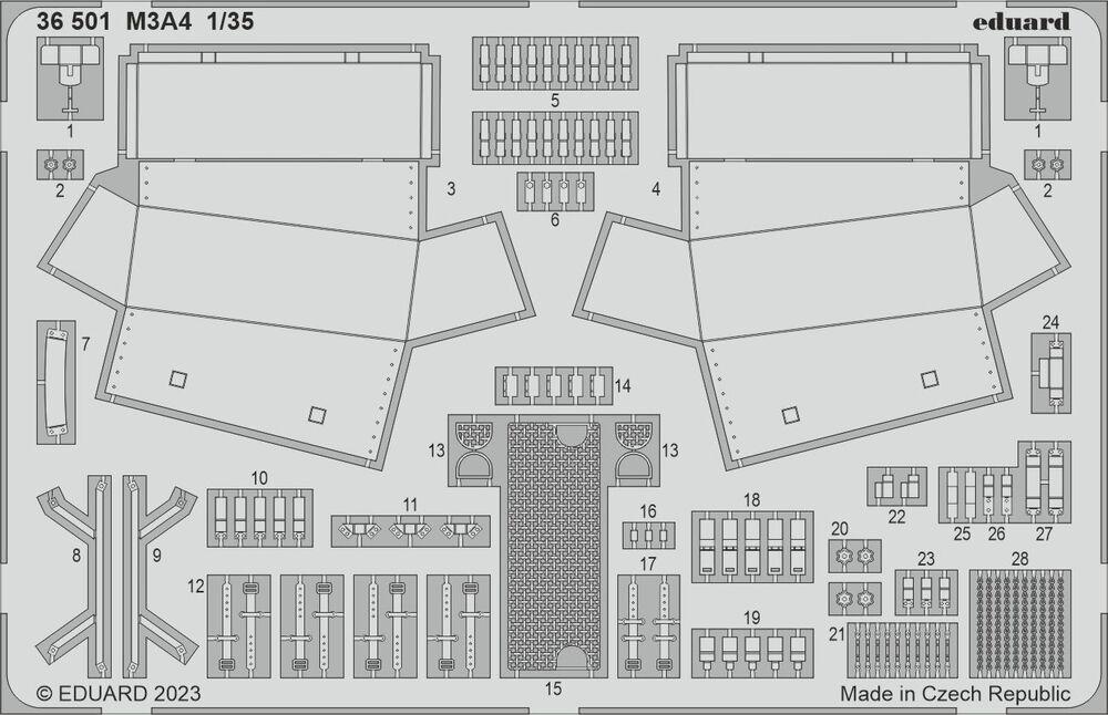 Bild von Eduard M3A4 1/35 I LOVE KITS