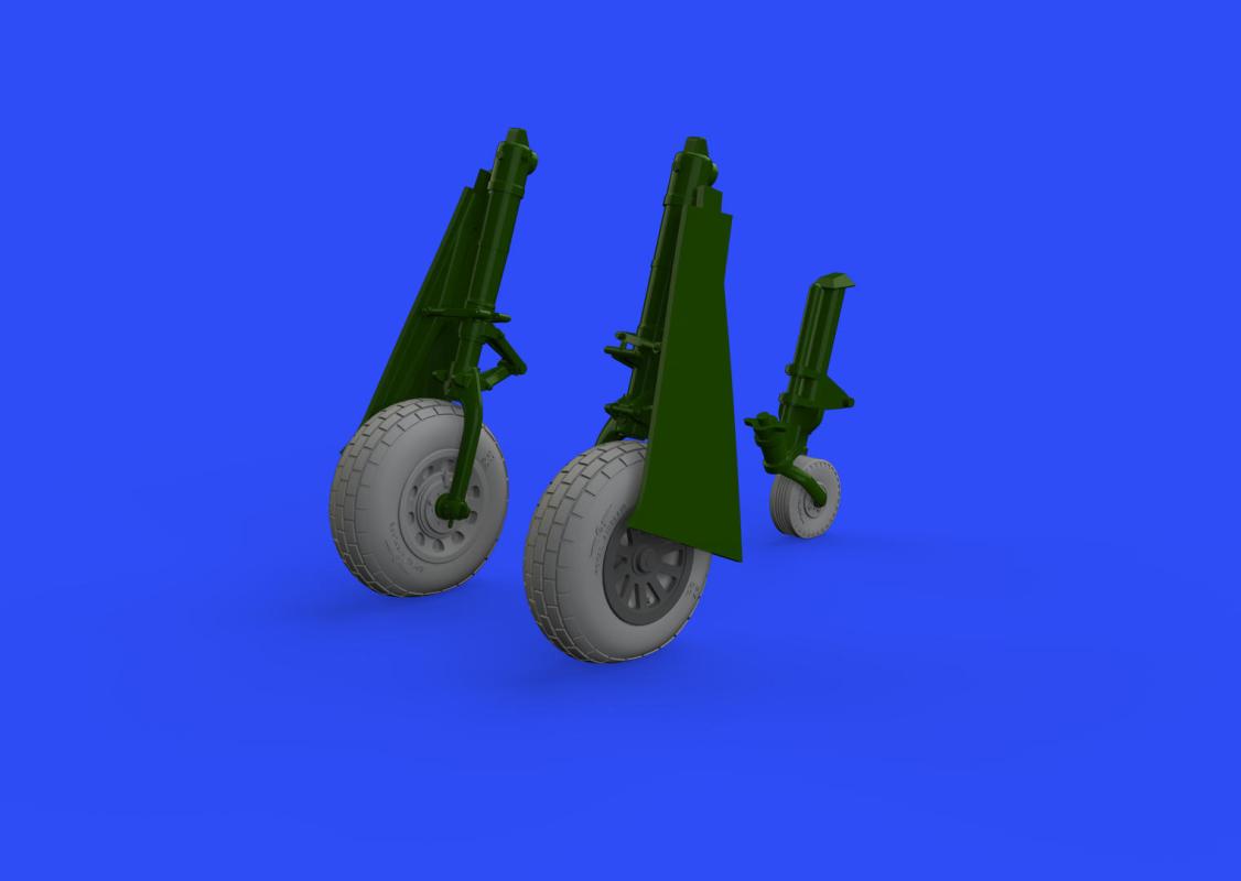 Bild von P-51B/C - Wheels block tread  [Eduard]