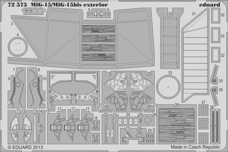 Bild von MiG-15/MiG-15bis - Exterior [Eduard]