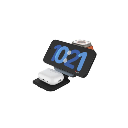 Bild von FIXED MagFlex Alu 3in1 faltbare kabellose Lade-Station