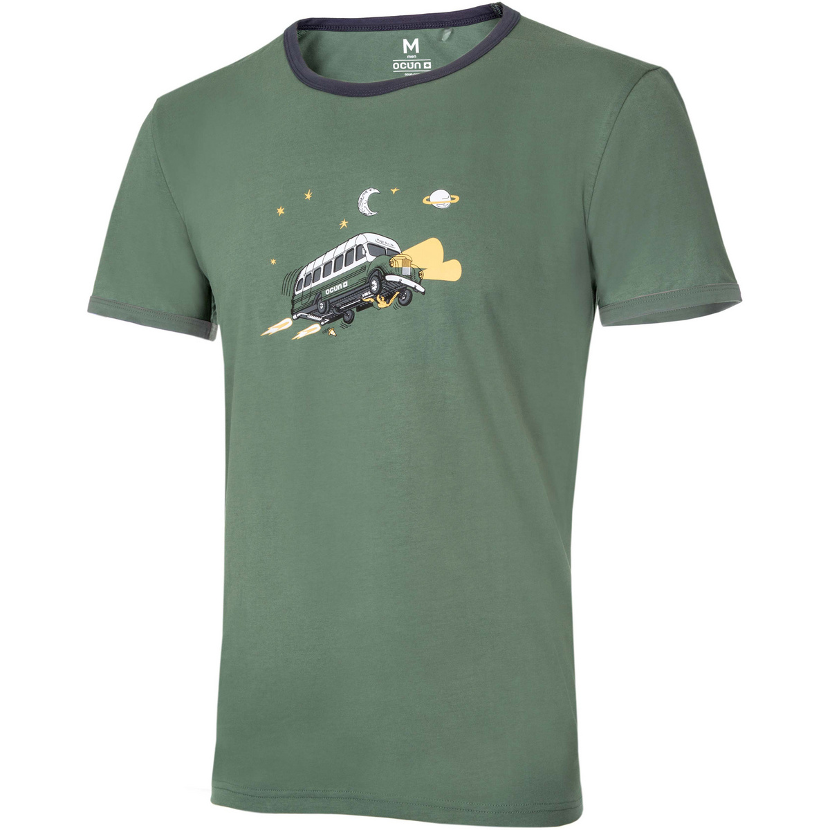 Bild von Ocun, Herren, Pullover, Classic T Organic Magic Bus, Grün, (S)