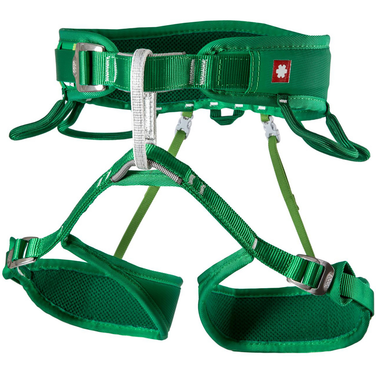 Bild von Ocun Twist Grün - Leichter bequemer 3-Schnallen Klettergurt, Größe XS-M - Farbe Green Medium