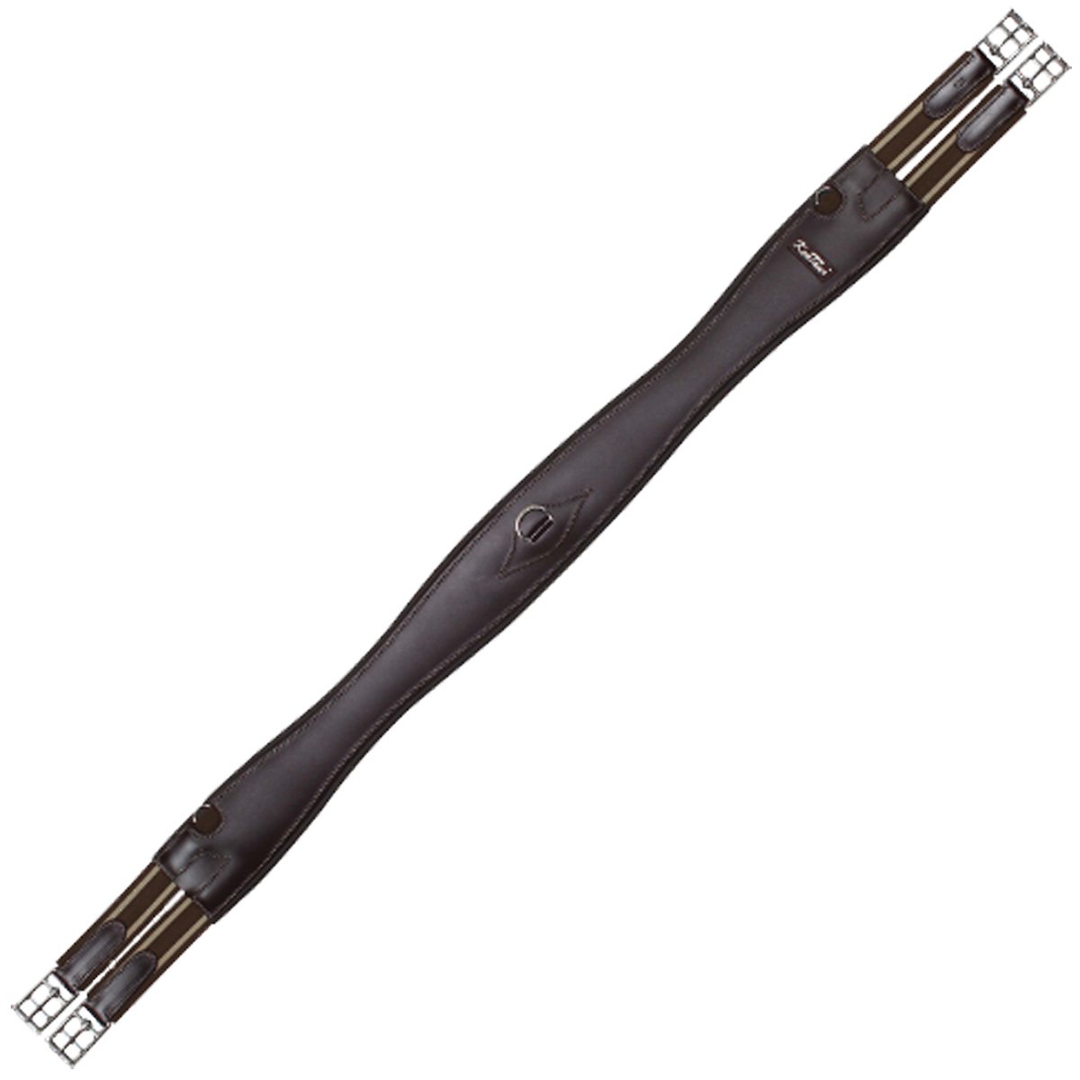 Bild von KenTaur Ledersattelgurt VERONA black 135 cm