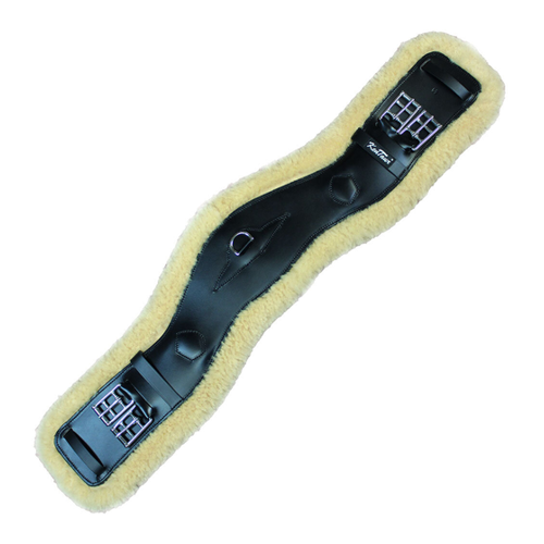 Bild von KenTaur Dressurgurt GENEVA Lammfell black 70 cm