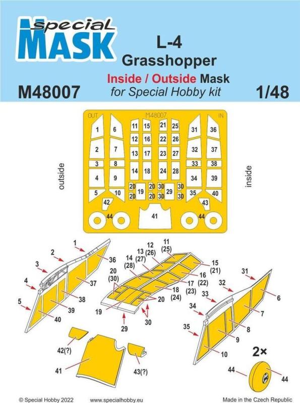 Bild von Special Hobby L-4 Grasshopper Inside/Outside MASK