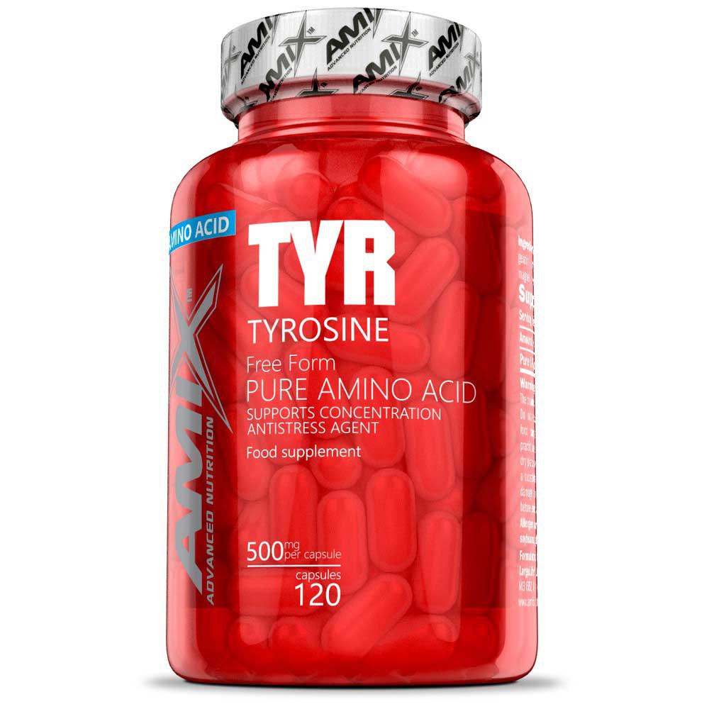 Bild von Amix Tyrosine Tablets Box Neutral Flavour 120 Units Durchsichtig