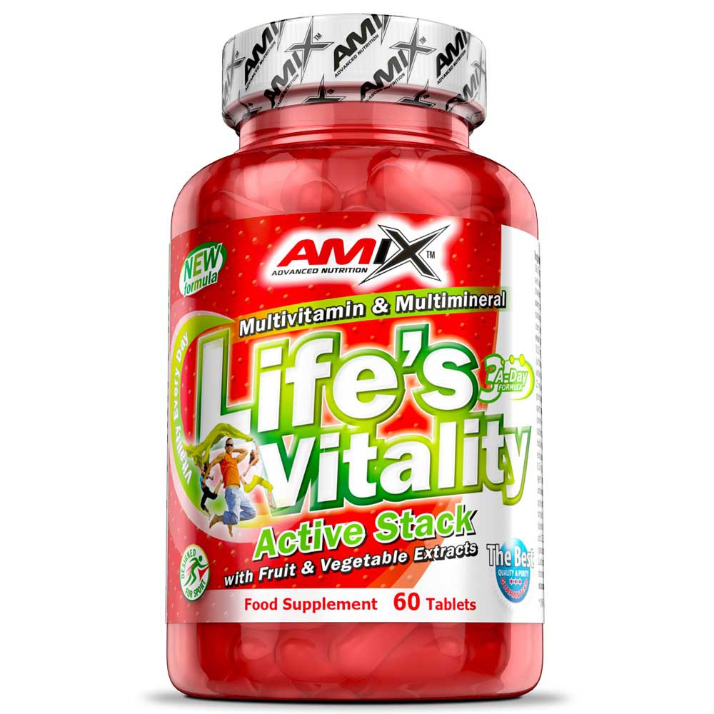 Bild von Amix Life´s Vitality Tablets 60 Units Rot