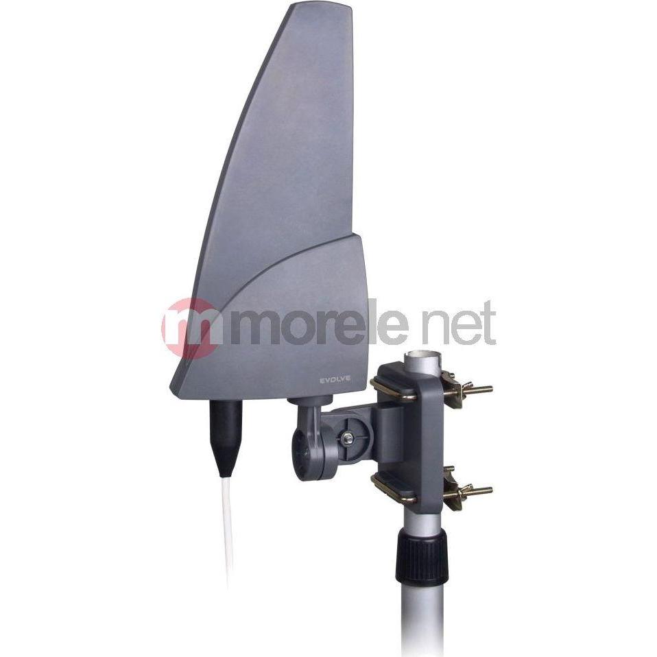 Bild von Evolveo Shark 35dB, aktivnÃ­ venkovnÃ­ antÃna DVB-T/T2 (35 dB, DVB-T / -T2), SAT Spiegel + SAT Antennen, Grau