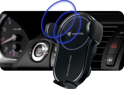 Bild von Navitel Wireless Car Charger Mount SH1000 PRO, Auto Adapter, Schwarz