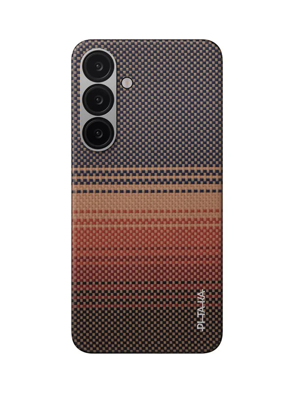 Bild von PITAKA Tactile Woven Case - Sunset - Samsung Galaxy S25+