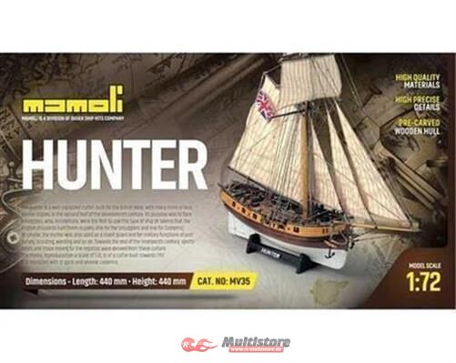 Bild von Krick MINI MAMOLI Hunter Bausatz 1:72 Mamoli / 21735