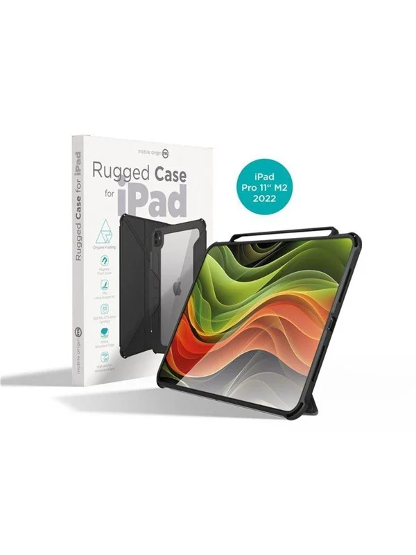 Bild von Mobile Origin Rugged Case for iPad Pro 11" M2 2022 4th gen - black