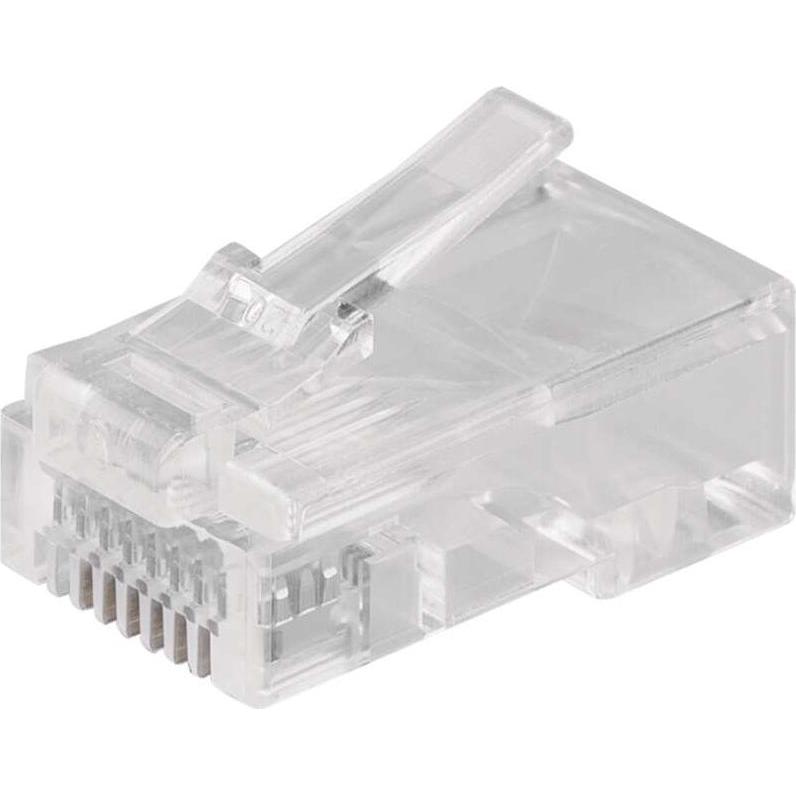 Bild von Emos Konnektor für UTP Kabel, weiss, 20 Stk. (Netzwerkkabel Stecker), Netzwerk Zubehör