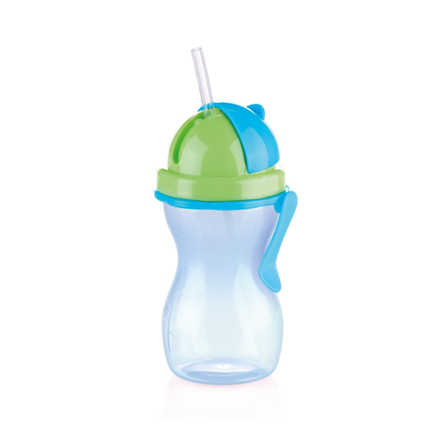 Bild von Kindertrinkflasche mit Trinkhalm BAMBINI 300 ml