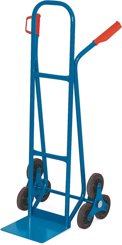 Bild von Treppenkarre HEMMDAL, mit 3-armigem Radstern, TK 175 kg, Schaufel BxT 280 x 230 mm, Stahl