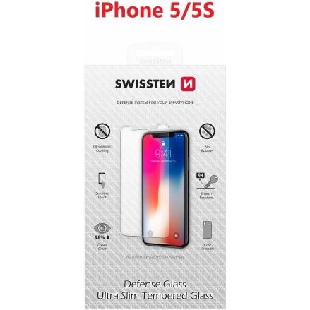 Bild von Swissten Tempered Glass for iPhone 5/5S (Apple iPhone 5, Apple iPhone 5s), Smartphone Schutzfolie