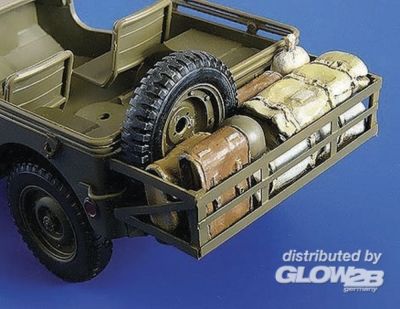 Bild von Plus Model Anbau mit Gepäck für Tamiya Bausatz