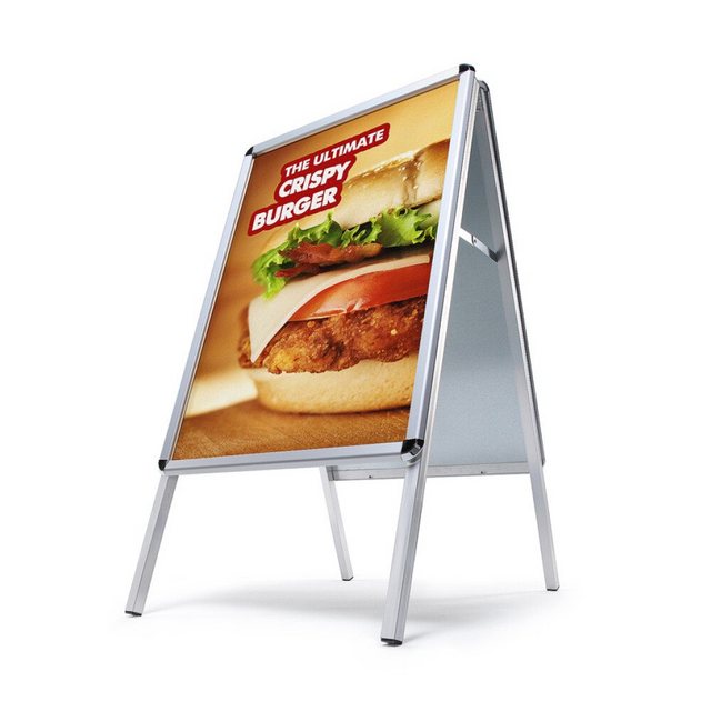 Bild von Showdown Displays Einzelrahmen Showdown Displays Kundenstopper Standard - DIN A0 - Rundecken, (1 St)