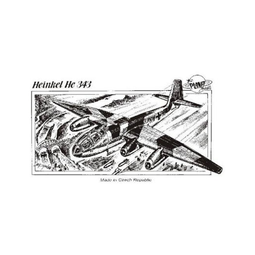 Bild von Heinkel He 343 – Modellbausatz von Planet Models
