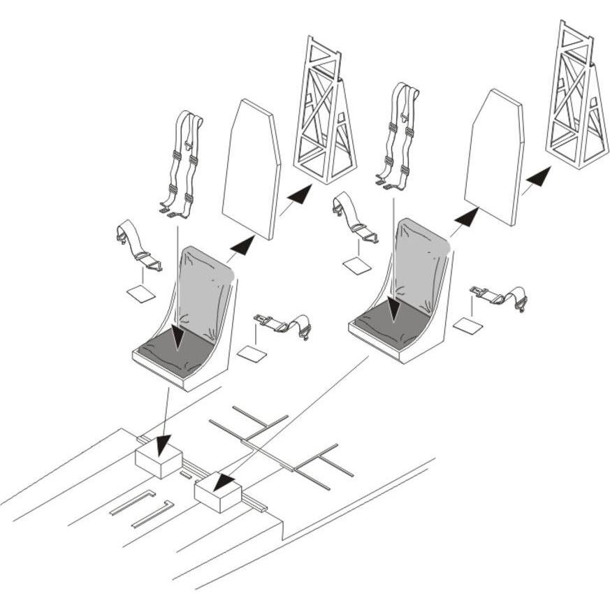 Bild von CMK B-17 Flying Fortress Seats