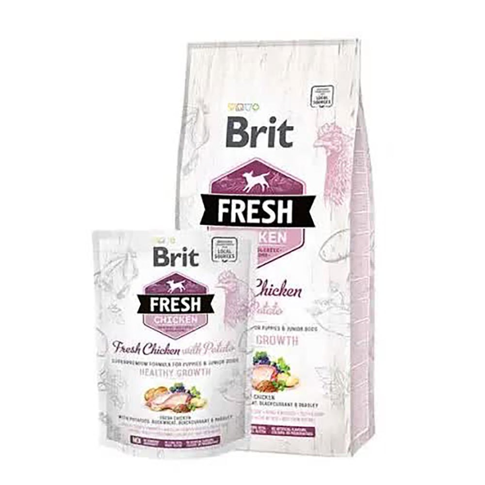 Bild von Brit Fresh Puppy Healthy Growth Trockenfutter Chicken with Potato 12kg