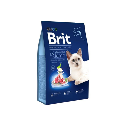 Bild von Brit Premium By Nature Cat Sterilised Lamb Trockenfutter 8kg – Eine gesunde Wahl für Ihre Katze