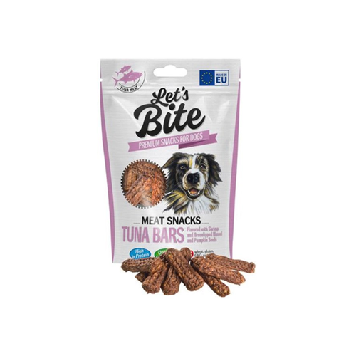 Bild von Let's Bite Meat Snacks Tuna Bars mit Garnelen und Kürbiskernen