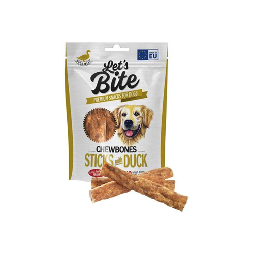 Bild von Let's Bite Chewbones Sticks mit Entenfleisch 120g