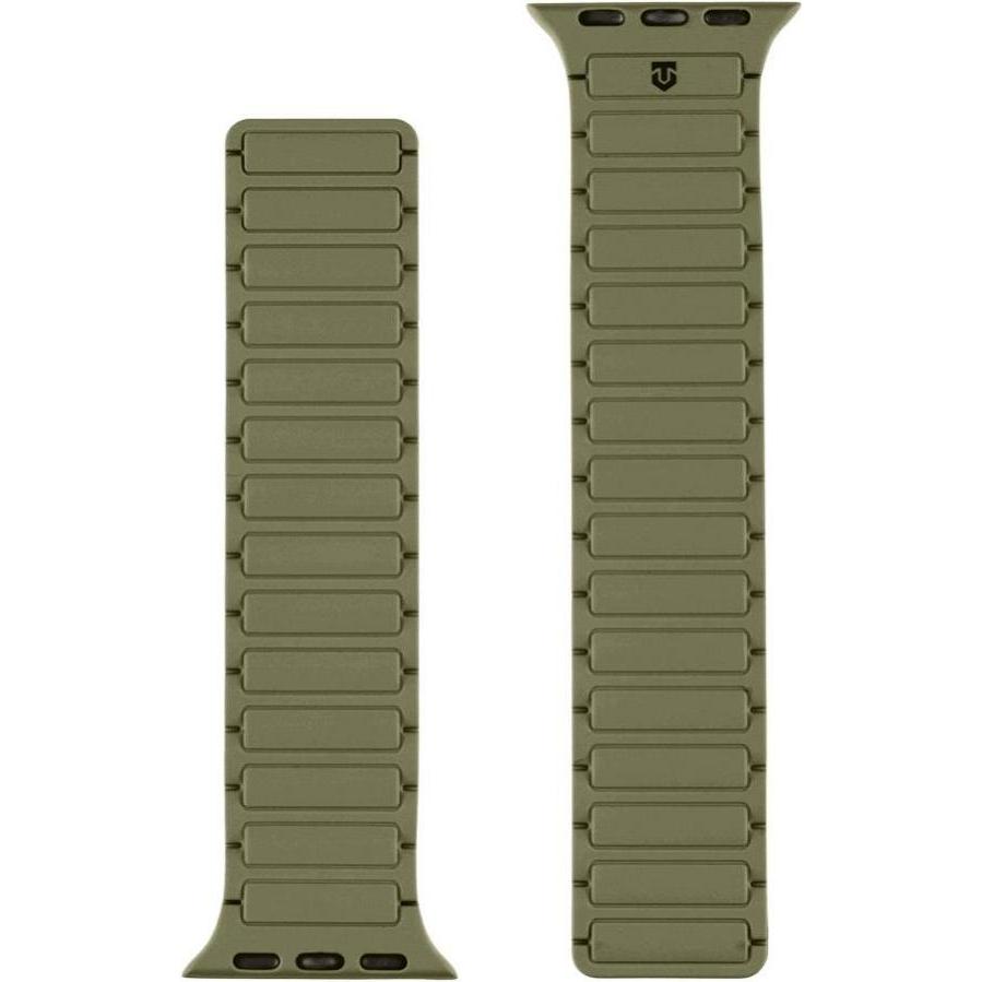 Bild von Tactical Tactical MagBand for Apple Watch 38/40/41 Forest Green (Silikon), Uhrenarmband, Grün