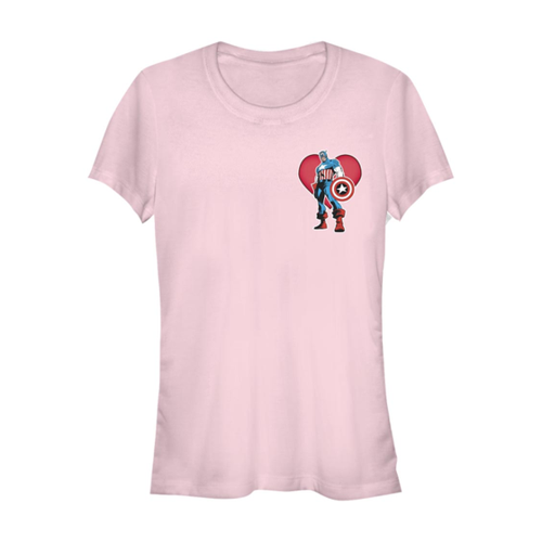 Bild von Marvel - Avengers - Captain America Herz - Frauen T-Shirt