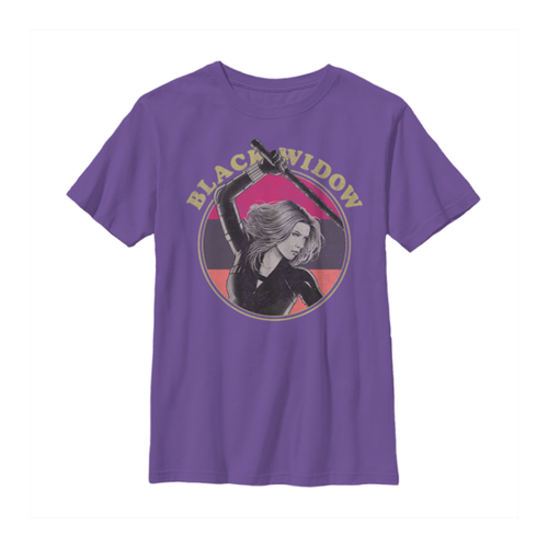 Bild von Marvel - Black Widow Retro Kinder T-Shirt