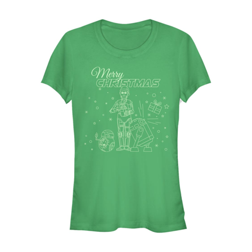 Bild von Star Wars - Das Erwachen der Macht - Gruppe Droid Wishes - Weihnachten - Frauen T-Shirt