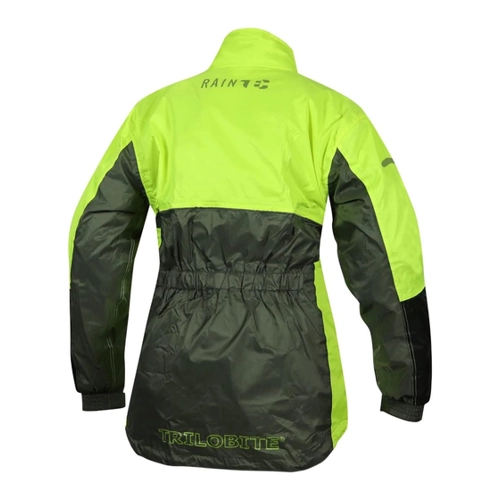 Bild von Trilobite Raintec Damen Regenjacke – Schwarz-Grün, Größe L