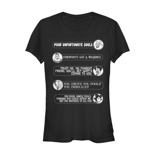 Bild von Disney Bösewichte - Gruppe Villain Quotes - Frauen T-Shirt