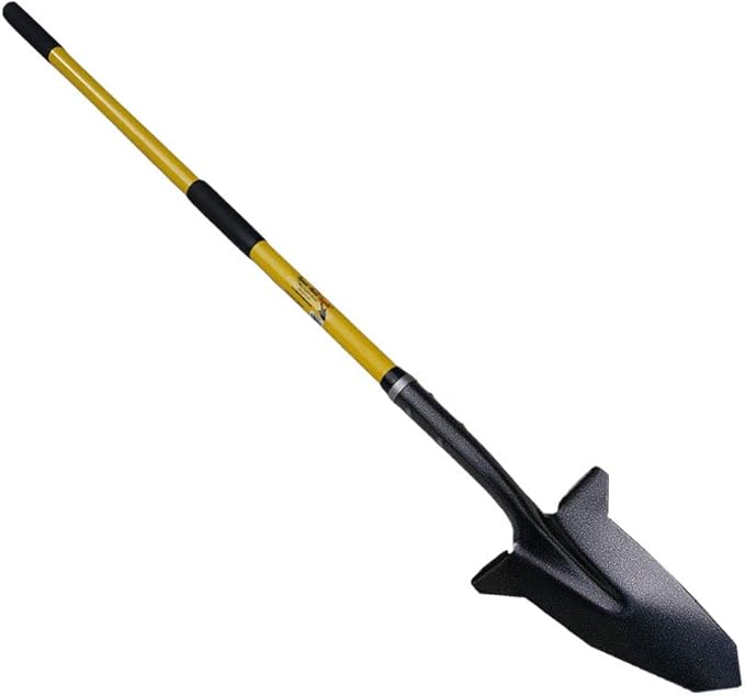 Bild von Gartenschaufel & Gartenspaten | XL 148 cm | Ideal für steinige, Harte & wurzelige Böden | Spaten und Schaufel | schwarz & gelb