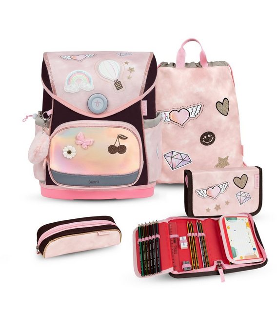 Bild von Belmil Compact Plus Premium Schulranzen Set 4-teilig "Glam"