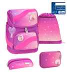 Bild von 4 tlg. Set bestehend aus Schulranzen
Federmäppchen (ungefüllt)
Schlampermäppchen
Turnbeutel
Patch Set BELMIL Schulranzen Set Smarty Ombre 2 inkl. Patch Set 6 Stück