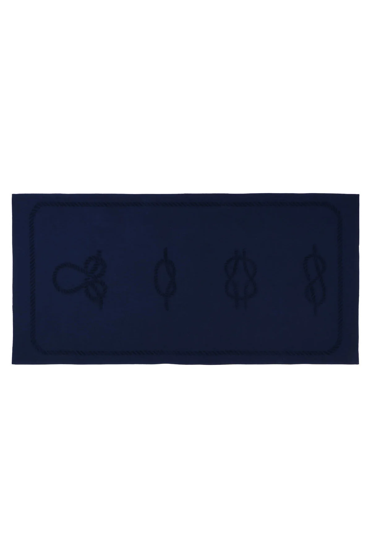 Bild von Anemos Strandtücher Anemoss Sailor Knot Strandhandtuch 70x140 cm Marineblau, (1-St)