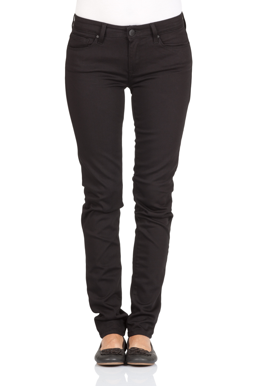 Bild von Mavi Damen Jeans Adriana Ankle - Superskinny Fit - Schwarz - Double Black Str