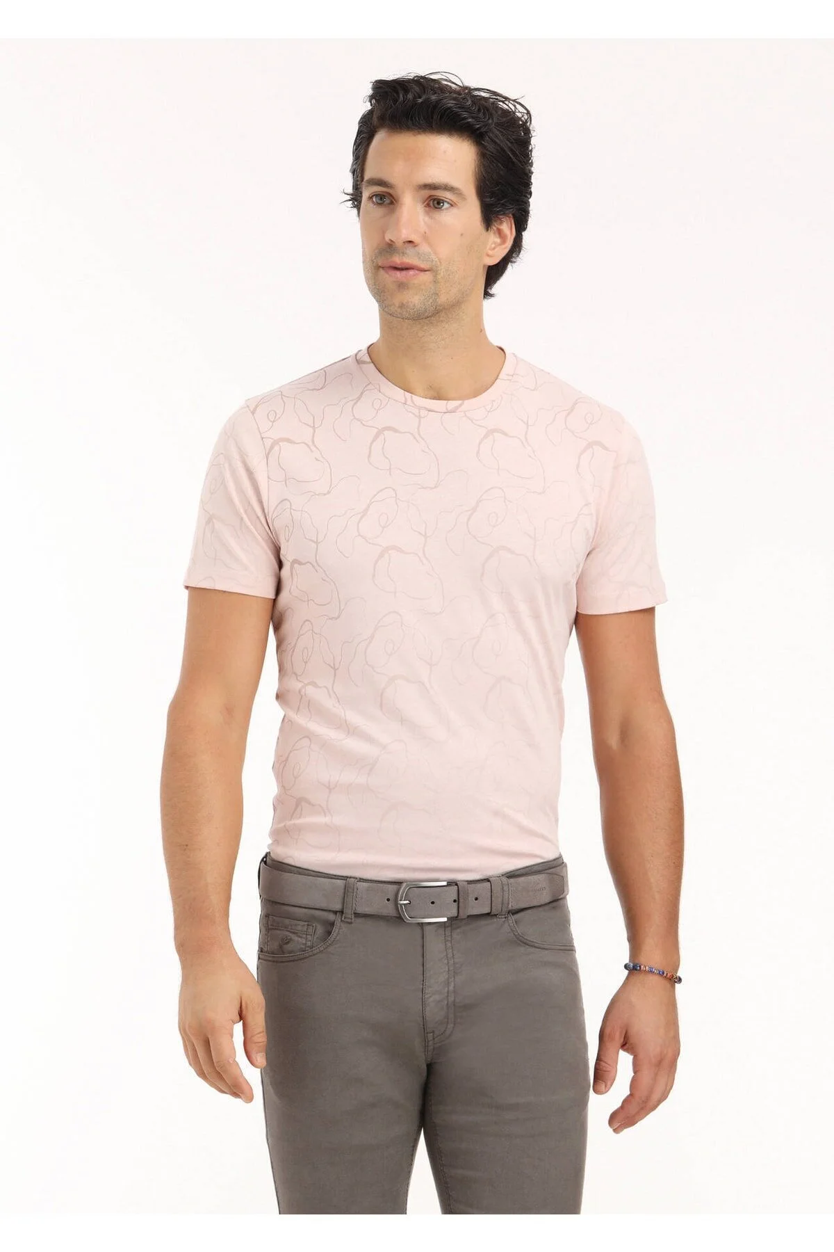 Bild von Ramsey Bedrucktes T-shirt Mit Rundhalsausschnitt Aus 100 % Baumwolle für Herren - 3XL