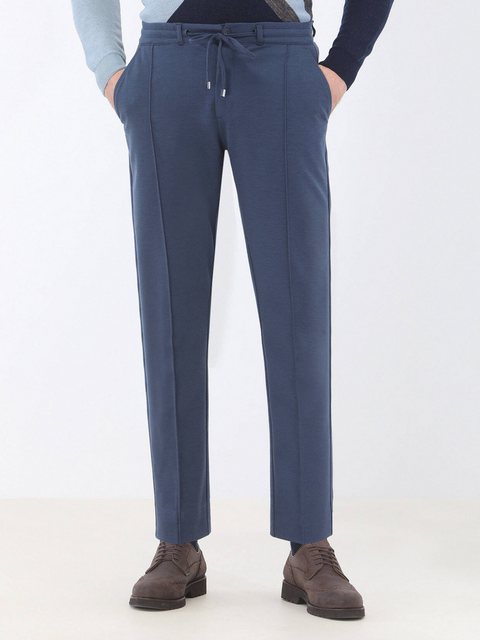 Bild von Kip Marineblaue Strick-freizeithose Im Jogging-fit für Damen - 36