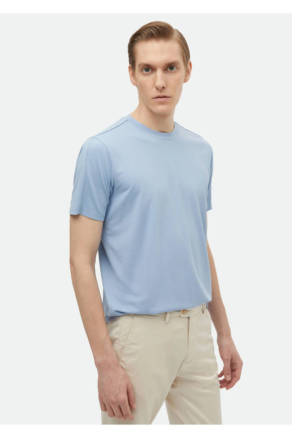 Bild von Ramsey Plain Crew Neck T-shirt für Herren - M