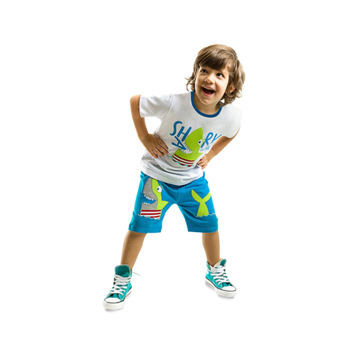 Bild von Denokids Shark Island Sommer-Set für Jungen - Perfekter Begleiter für die warmen Tage