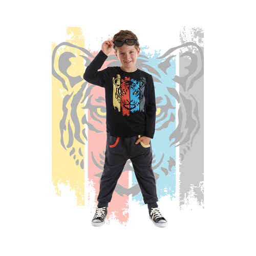 Bild von MSHB&G Tiger T-Shirt und Jogginghose Set für Jungen über 7 Jahre