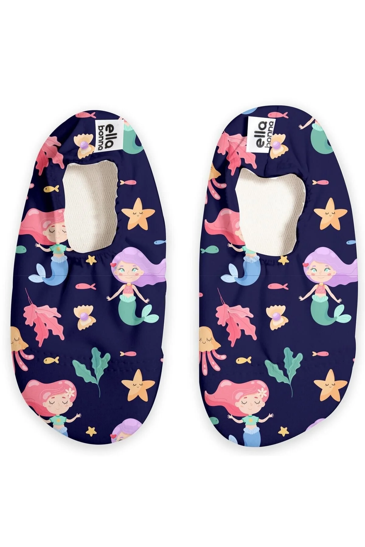Bild von Ella Bonna Rutschfeste Sohle, Unisex Baby, Kinder Seeschuhe, Poolschuhe, Ocean Life - 24-26