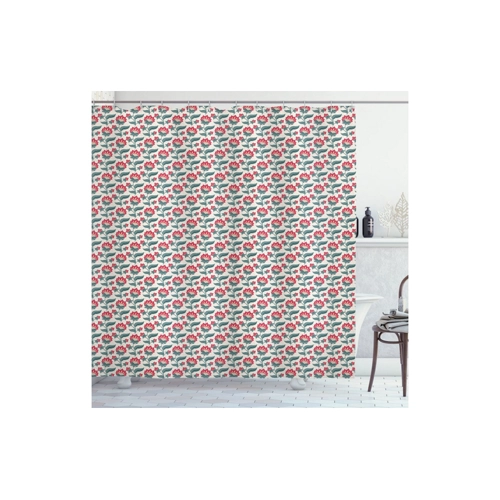 Bild von Abakuhaus Duschvorhang Moderner Digitaldruck mit 12 Haken – Blumen Jacobean Blooming Petals