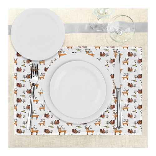 Bild von Moderne Platzsets von Abakuhaus - Eichhörnchen Weihnachten