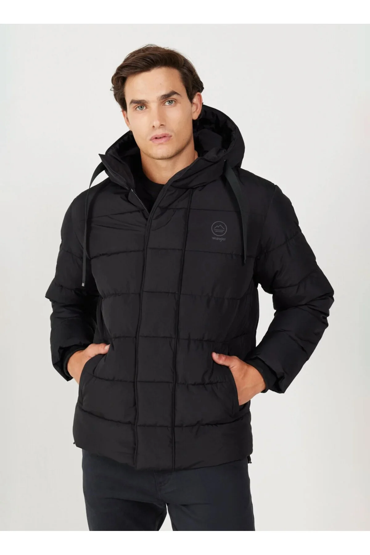 Bild von WRANGLER Schwarzer Mantel W 232282001 Pufferjacke für Herren - XL
